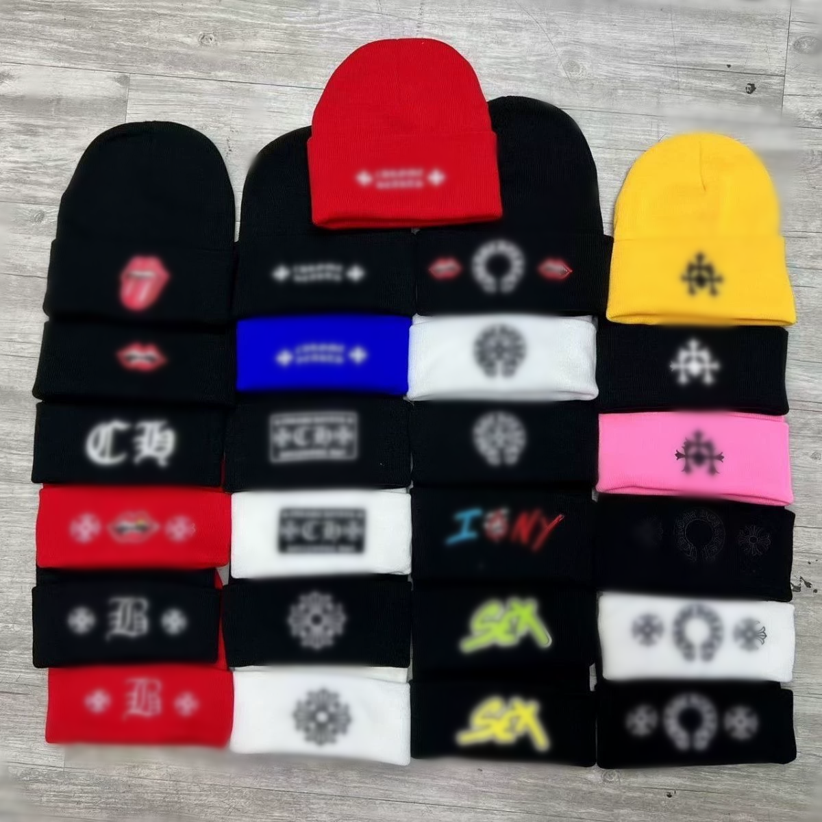 Chroe beanie Hats Heartbeanie Cross Winter Warm Fleece Thick Women's Pullover Cold Men's Outdoor Ribbed Knitted Hat Beanie Hat Fashion Cla