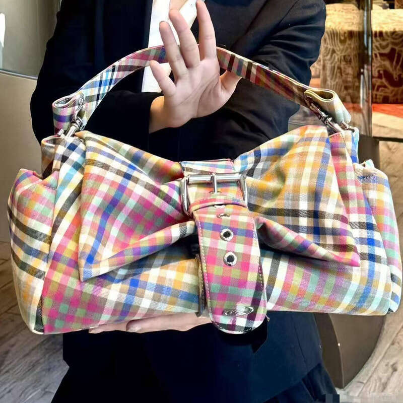Vivennens Vivine West Wood Bag Designer Bag Saturn Orb Bag Retro Bag Purse Wallet Vintage Pleated Bag For Women Sweet Cool Style Bowknot Shoulder Un