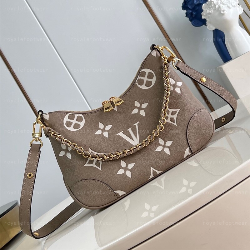 2026 Original Boulogne bag Womens crossbody shoulder bag designer handbag Luxury Chain croissant bag Monogram leather underarm bag mirror quality Wa