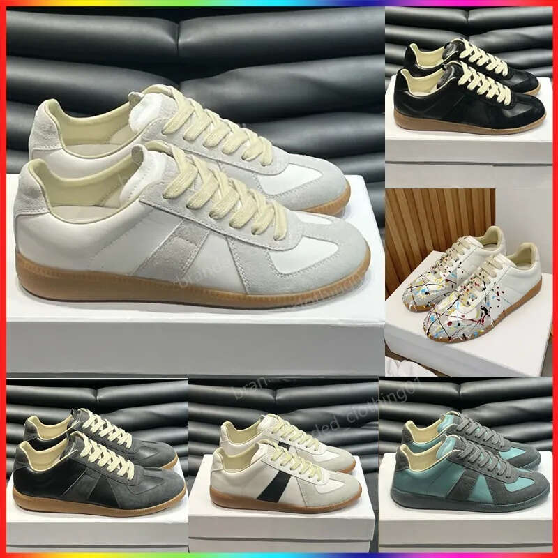 designer shoes sneakers margielalies gats running shoes replicate suede mm6 woman mens sneakers flat foam casual shoes trainer outdoor mens shoes si