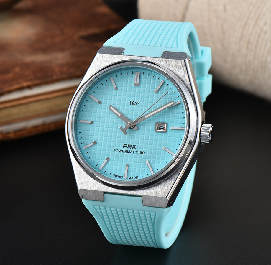 Fashion 1853 PRX Quartz Wrist Watches bell wristwatches High Quality Luxury Brand Chronograph Clock stainless steel Belt #693