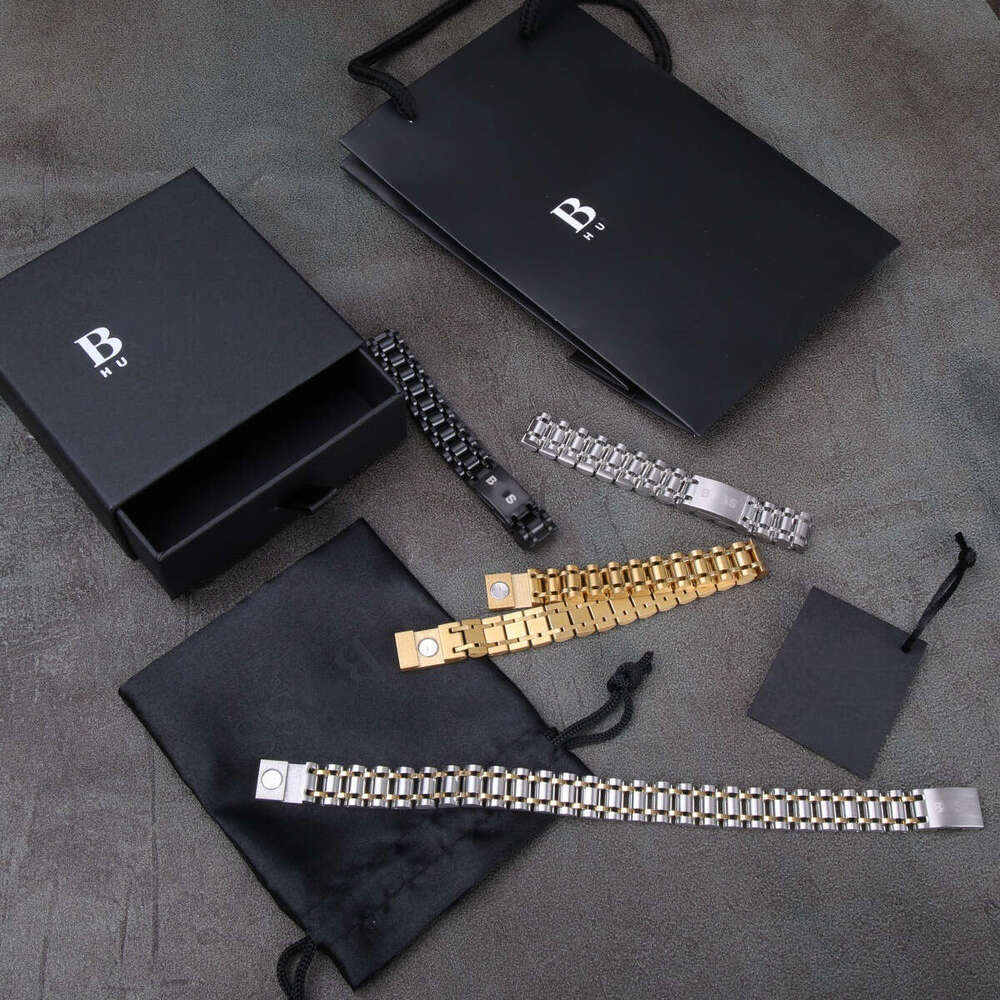 bracelet designer bracelet mens bracelet designer luxury jewelry stainless steel fine electroplated 21cm watch band bracelet men gift with origin-image-1107458072