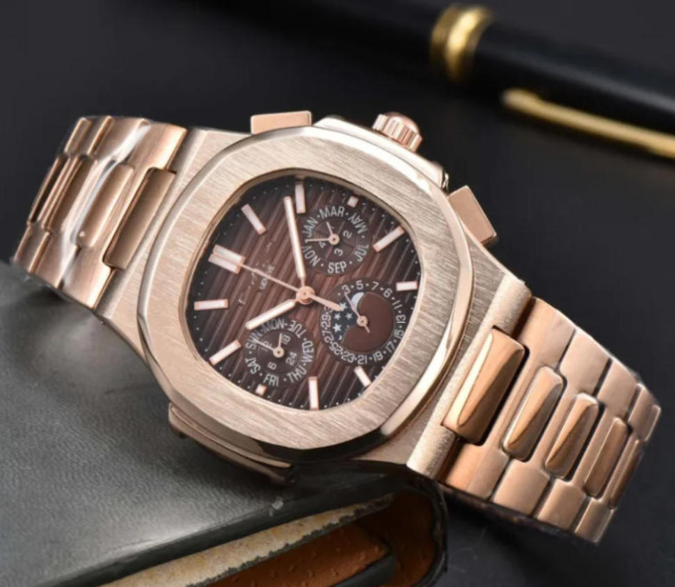 New Design Mens women 6-pin full function Watches quartz movement Luxury Business Wristwatch stainless steel Luxury wristwatch