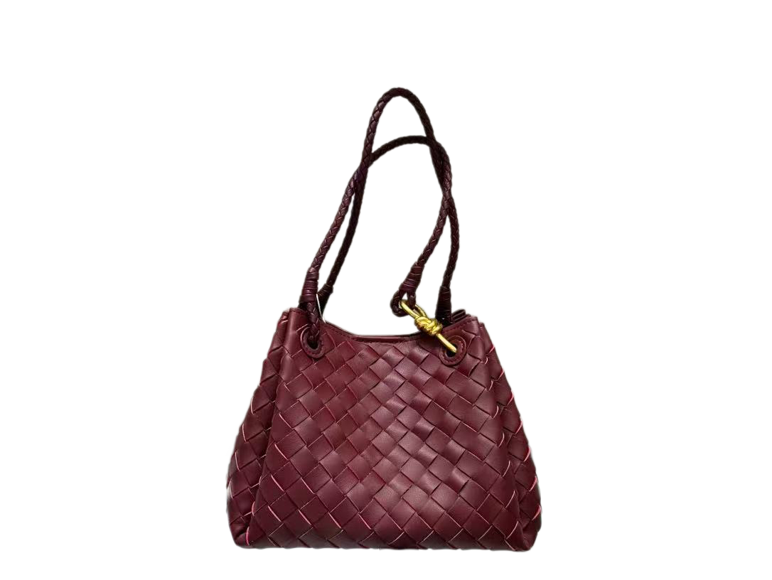 2026's latest hand-woven parachute bag, chic luxury designer handbag - multifunctional leather one-shoulder makeup bag and cross-body handbag s
