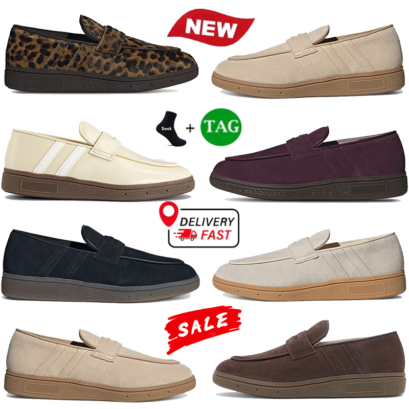 Free Shipping Designer Loafers Women Men Shoes Sneakers Flat Dress Shoes shoe Leopard Print Dark Brown Aurora Cocoa Gum Black Magic Mens Special sho