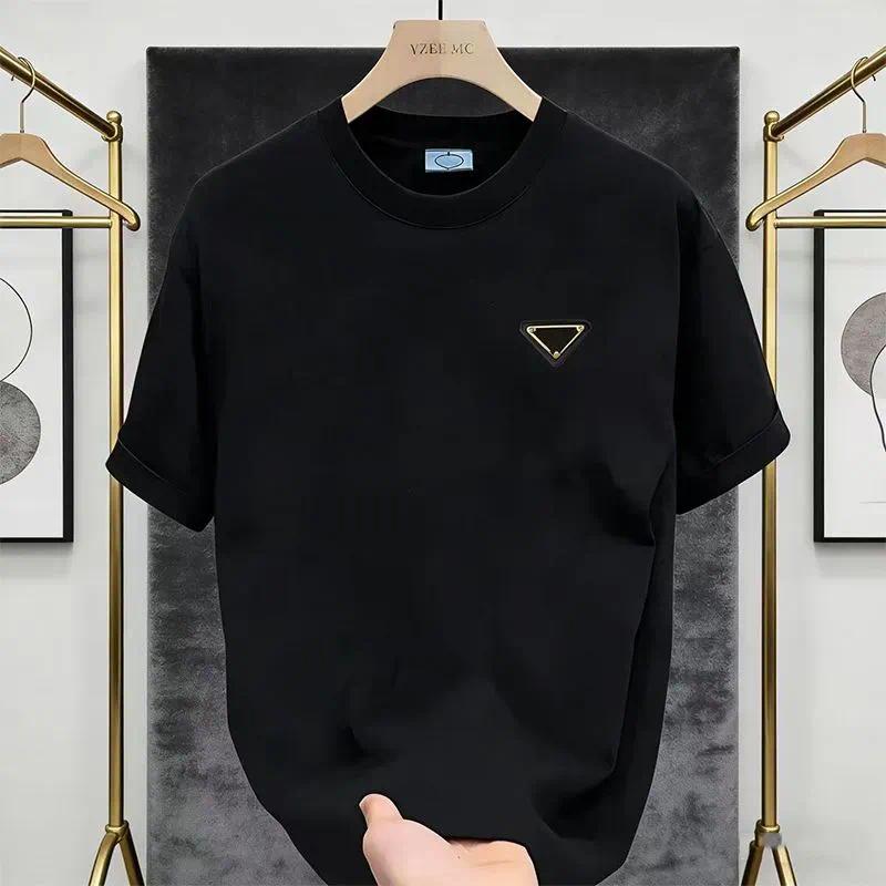 Designer Shirts Brand Badge Designer T Shirt Mens Shirts Tshirt Cotton Short Sleeves Tees Tshirt Luxury Brand Men T Shirt-image-1107568702