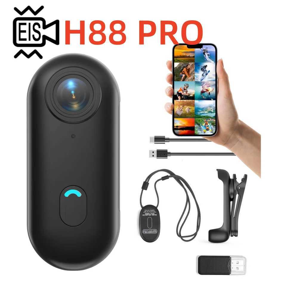 H88 PRO 4K EIS Camera Stabilization Mini Camera WIFI Action Camera POV Portable Video Recorder with IPX7 Waterproof VloggingL260525-image-1107558248
