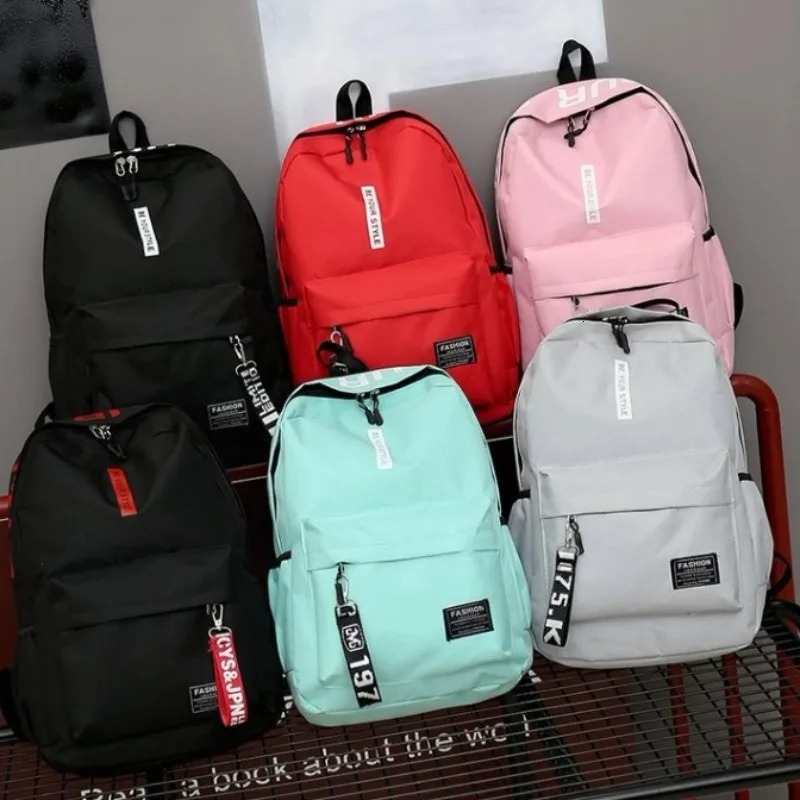Backpack Fashion Trend For Men And Women Junior High School Student outdoor Bag Large Capacity Korean Version Of Th Sports