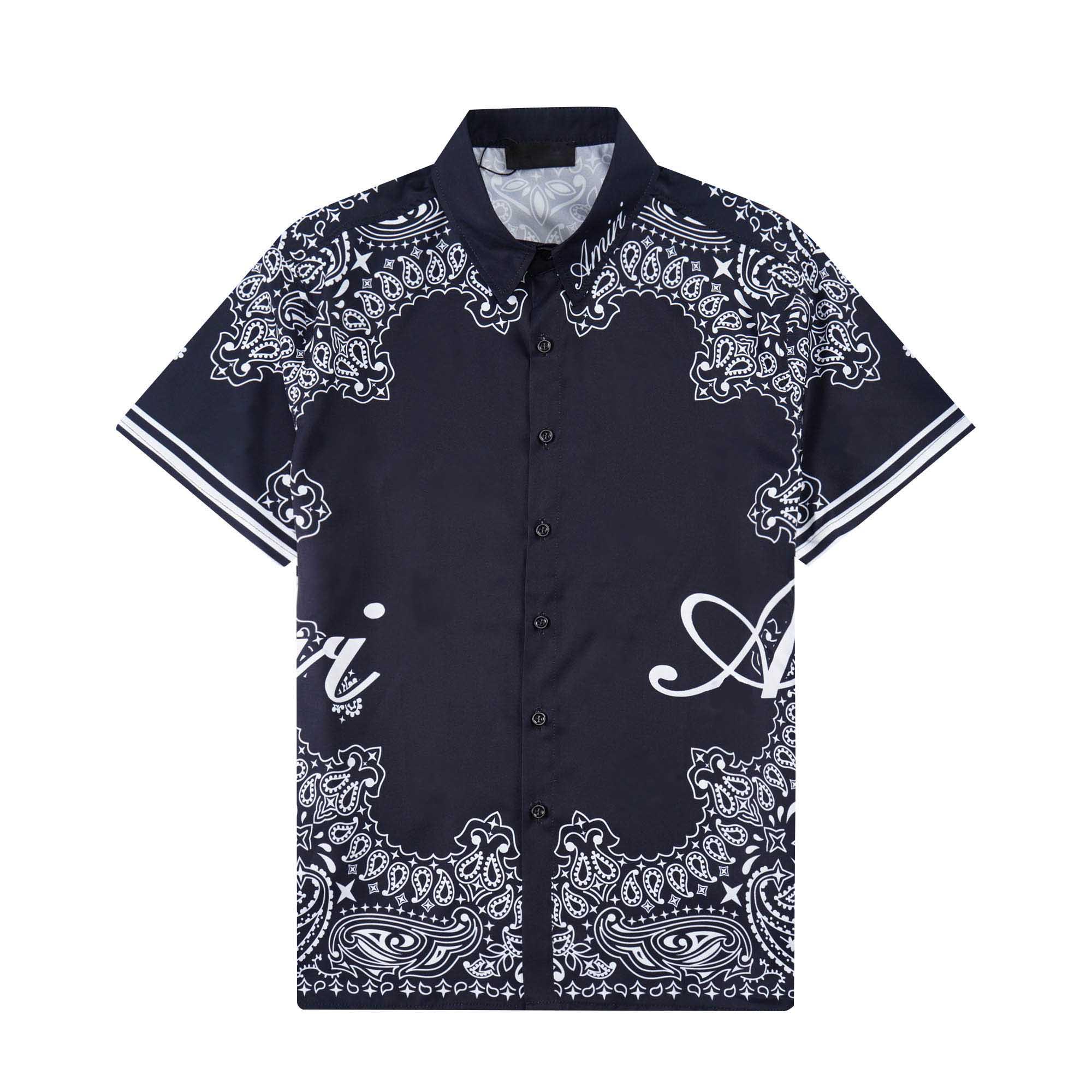 Designer Mens Casual Shirts Spring and Slimming autumn high quality business classic embroidery Fashion short Sleeve Shirt M-3XL-image-758795133