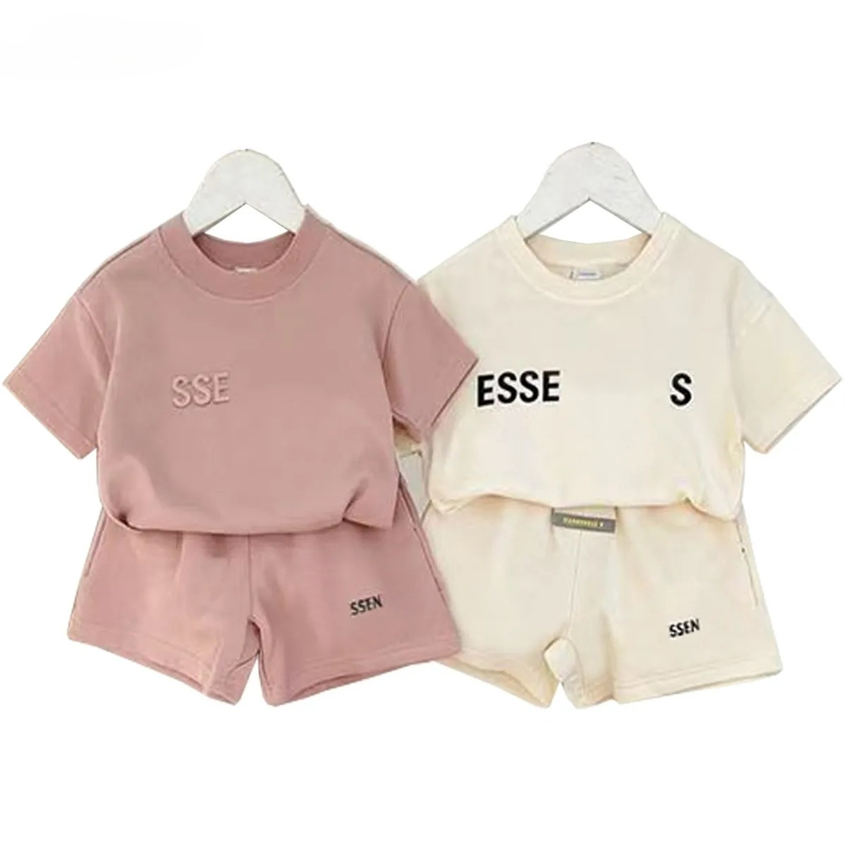 Summer Designer Kids Clothes Sets Kids Clothing Sets Toddlers Boy Girls T-shirt Shorts Baby Clothes New Cotton Girls Kids Designer Clothes Infant-image-1107506756