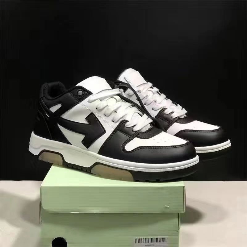 Out of office Sneaker Designer shoes Mens Womens Sneakers White Black Panda Grey Dark Blue Orange Luxury Fashion Platform Trainers