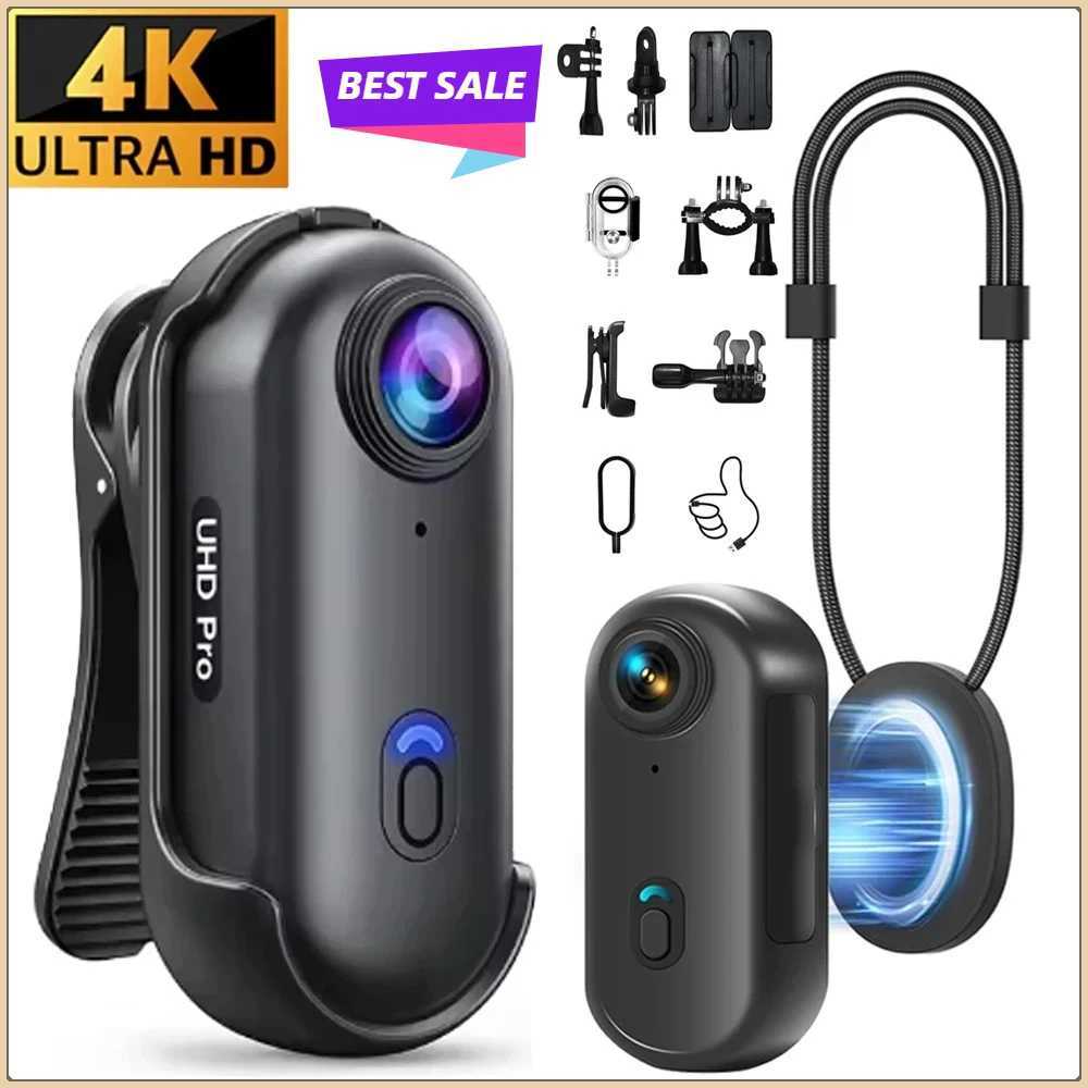 4K Mini Waterproof Camera with WiFi Wireless Portable Wearable Body Cam for Moto Bike Travel Helmet Outdoor Sports Vlog ShootsL260525-image-1107559465