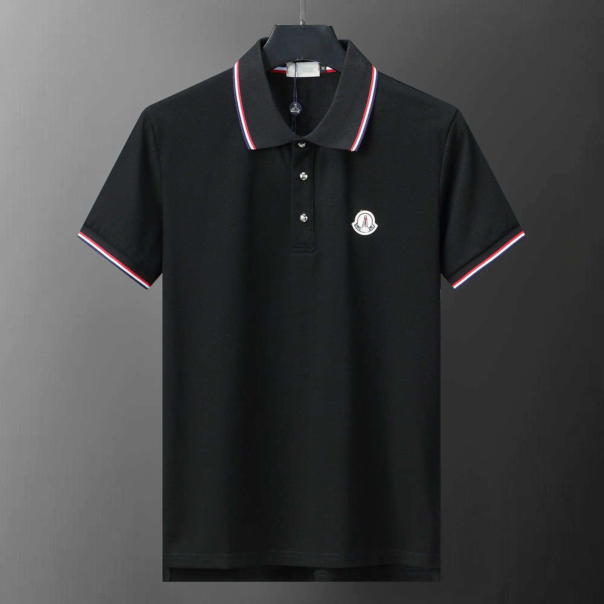 Polo Shirt Men T Shirt Classic Embroidery Cotton Designer Polo Shirts Summer Mens Luxury Brand Breathable Tshirt Crew Neck Men Shirt-image-1107552965