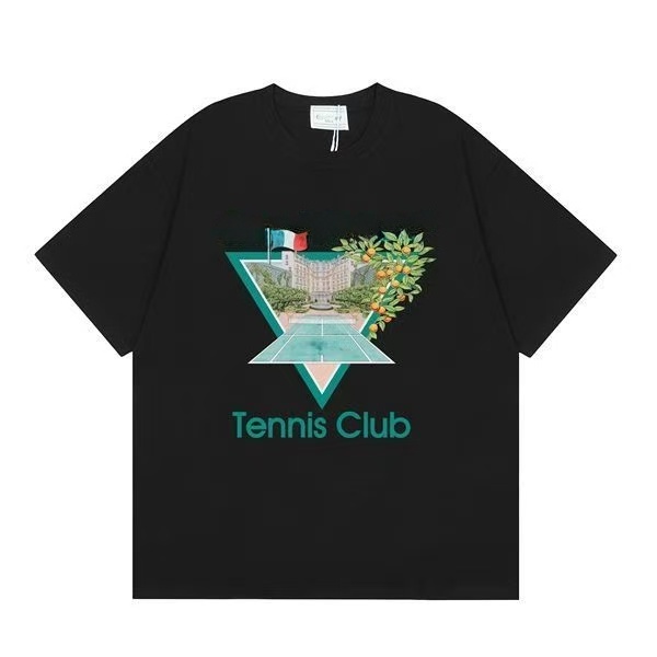 Designer's T-shirt made of high-quality pure cotton 1:1 striving version Short Sleeve Summer Casual High Street Tops for Men (Asian Size S-3XL)