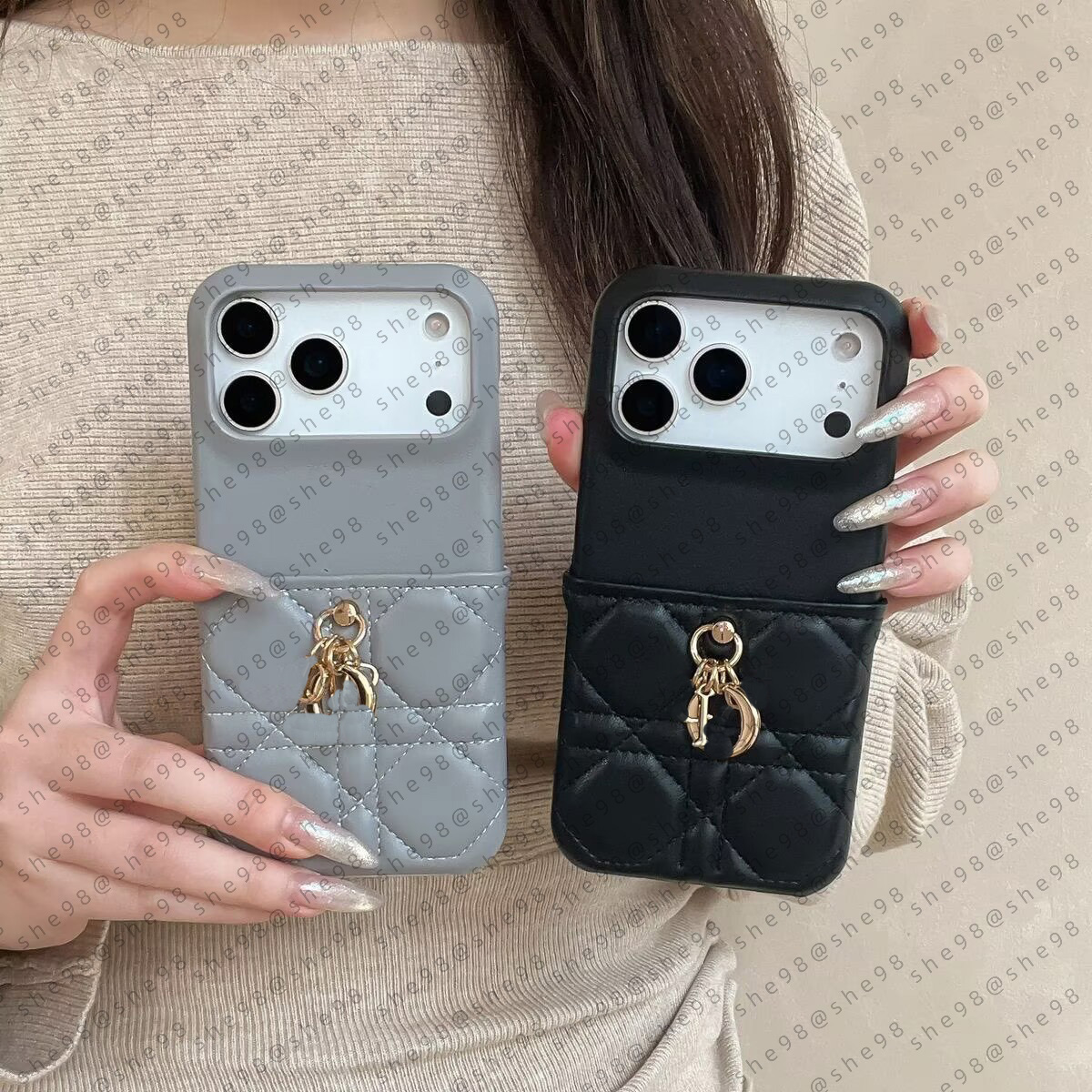 Phone Case Designer iPhone Case Credit Card Holder for iPhone 17 Pro Max Cases Apple 16 Pro Max 13 16 15 Pro X XR XSMax 14 Plus 15 Plus Luxury Brand