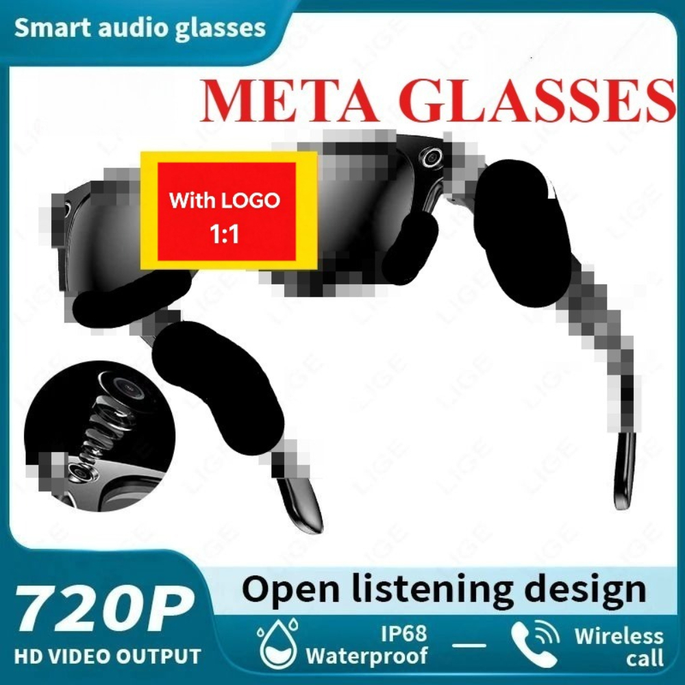 META Smart Glasses With Camera Sunglasses Photochromic lenses HD Camera Photograph Control Voice Recording Translation Bluetooth Call Sports Wate-image-1104170684