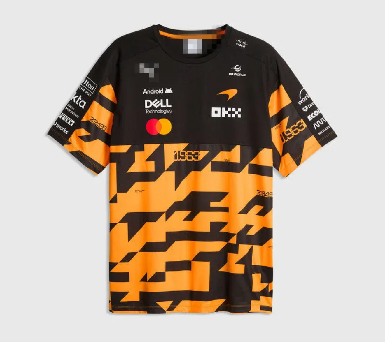 Chemise personnalisée Racing Sports Camiseta McLaren Papaya Support personnalisé en gros T-shirts graphiques hommes chemises de créateurs t-shirt