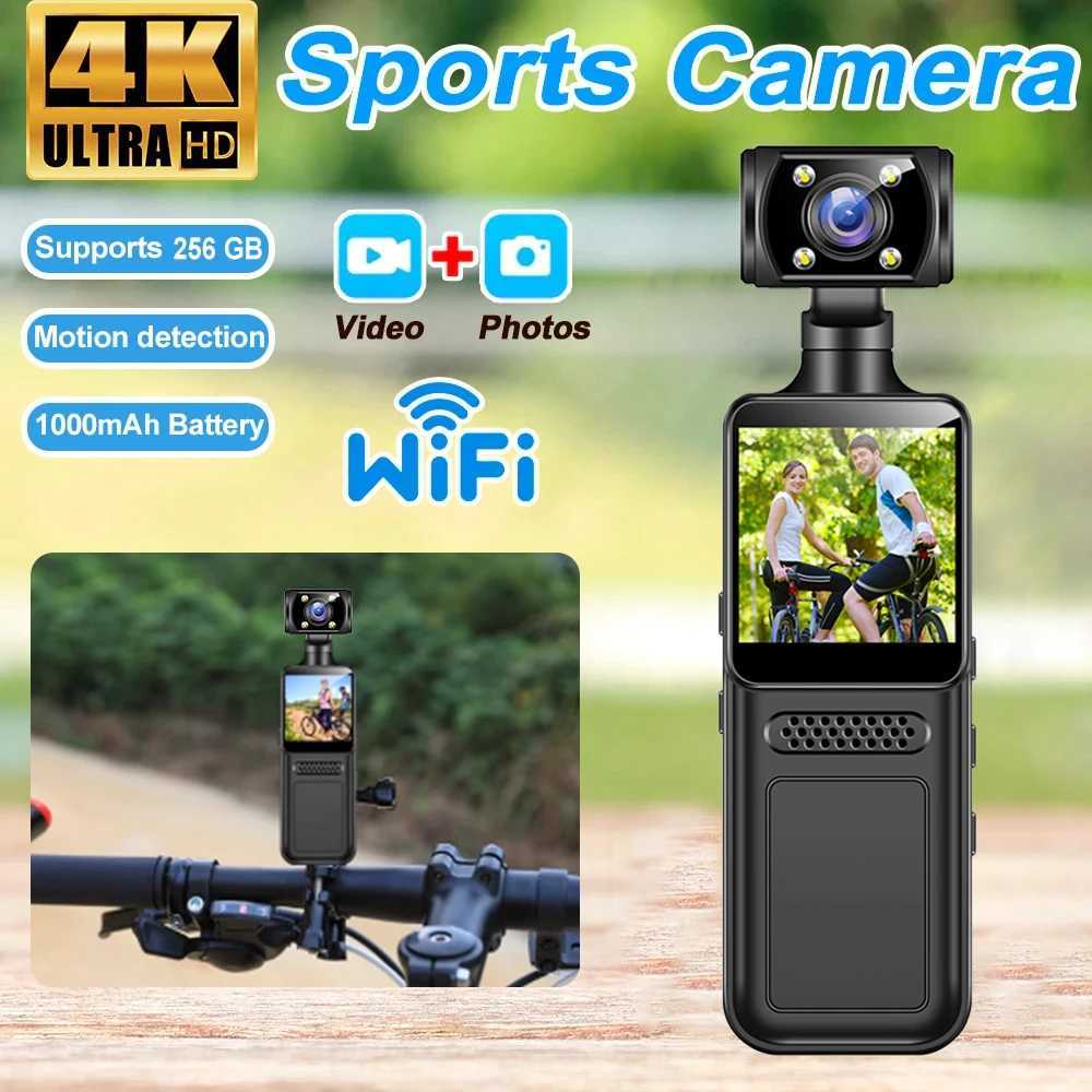 WiFi Mini Camera 4K HD Portable Digital Video Recorder Small BodyCam Night Vision Sport Bike DV Camcorder Wearable Miniature CamL260525-image-1107556228