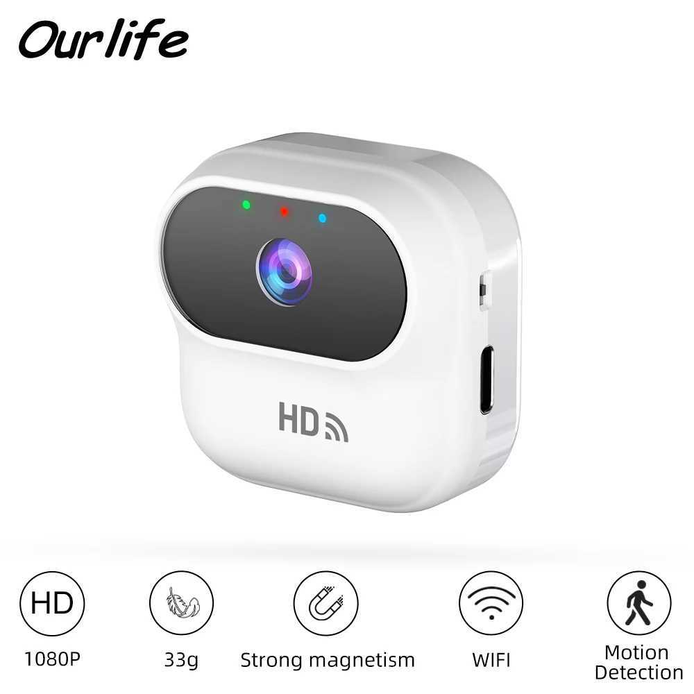 Ourlife HD Mini Camera WiFi Smart Home Security Camera Monitor Camcorders Video Surveillance Camera With Motion TrackingL260525-image-1107554799