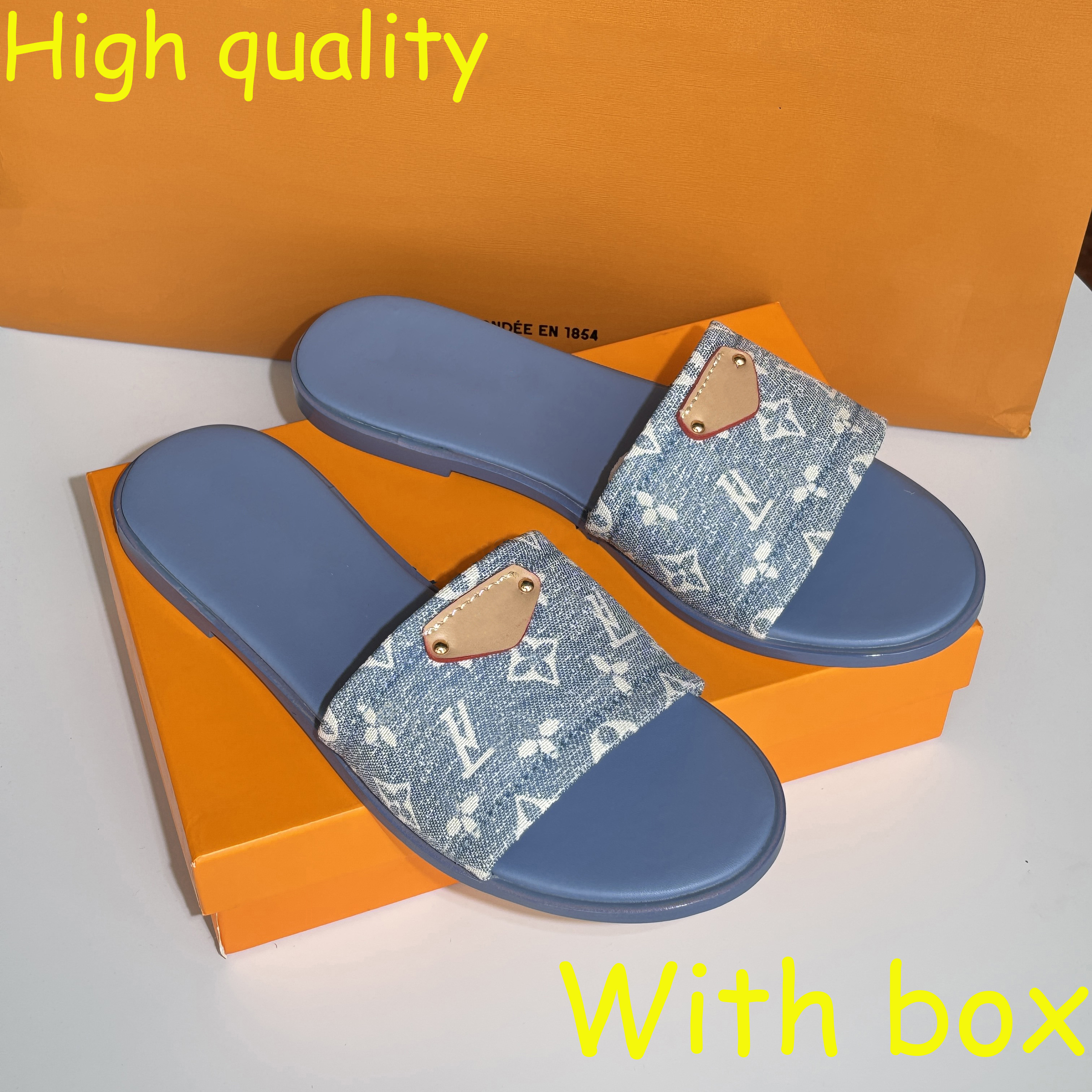 Cowboy Sandals Designer Sandals Mens Slippers Summer Slides Flip Flops Luxury Flat Thick Bottom Embroidered Printed Metal Velcro Slider Women Dre-image-891379355