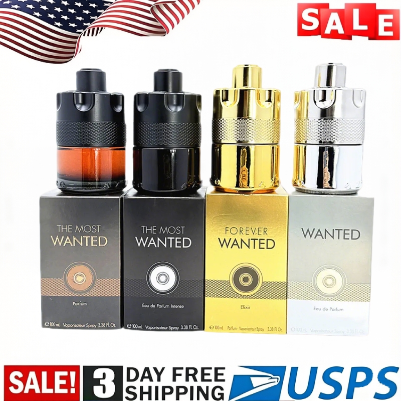 Azzaro The Most Wanted Parfum 100ml - USA Stock 3-5 Day Free Shipping USPS Fast Delivery
