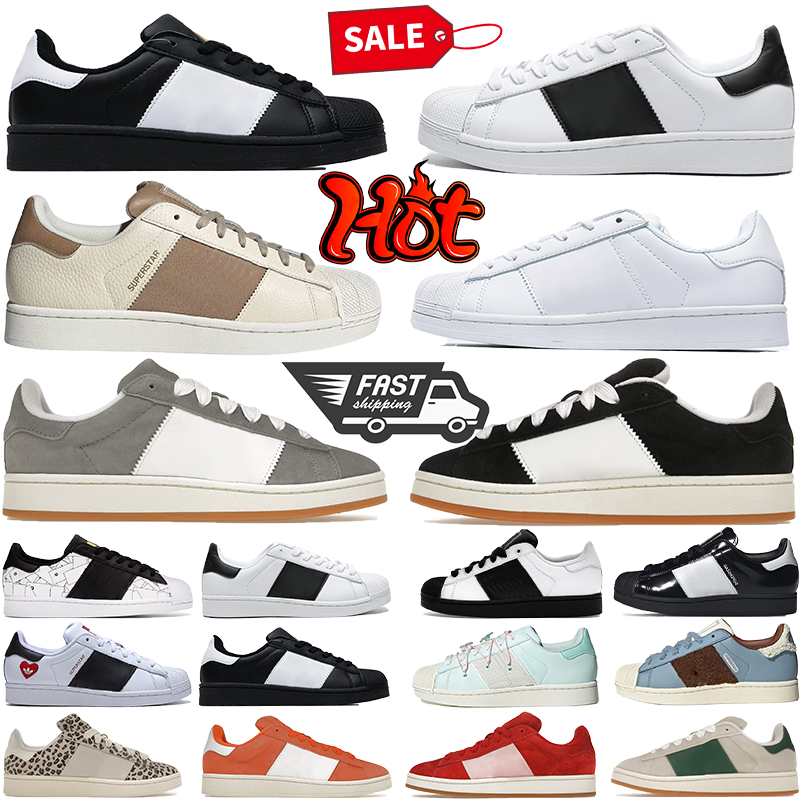 Designer Shoes superstar casual Womens mens trainers Cloud White Core Black triple white red navy Daily Outfit Classic sneakers outdoor sport Vin
