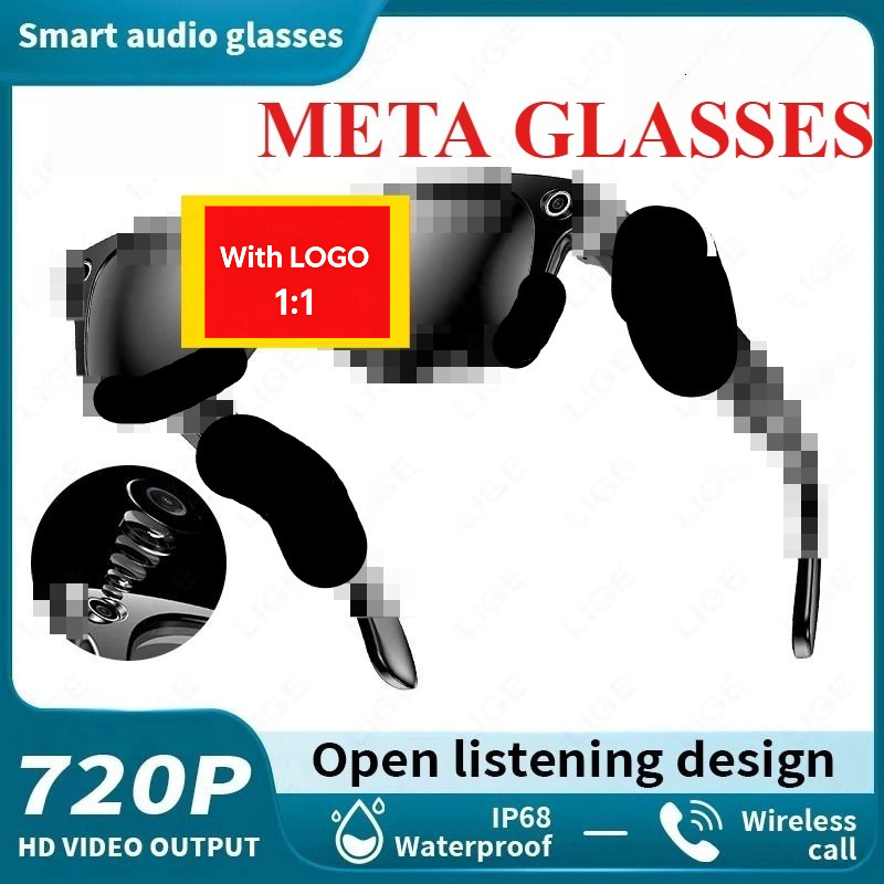 META Smart Glasses With Camera Sunglasses Photochromic lenses HD Camera Photograph Control Voice Recording Translation Bluetooth Call Sports Wate-image-1104170681