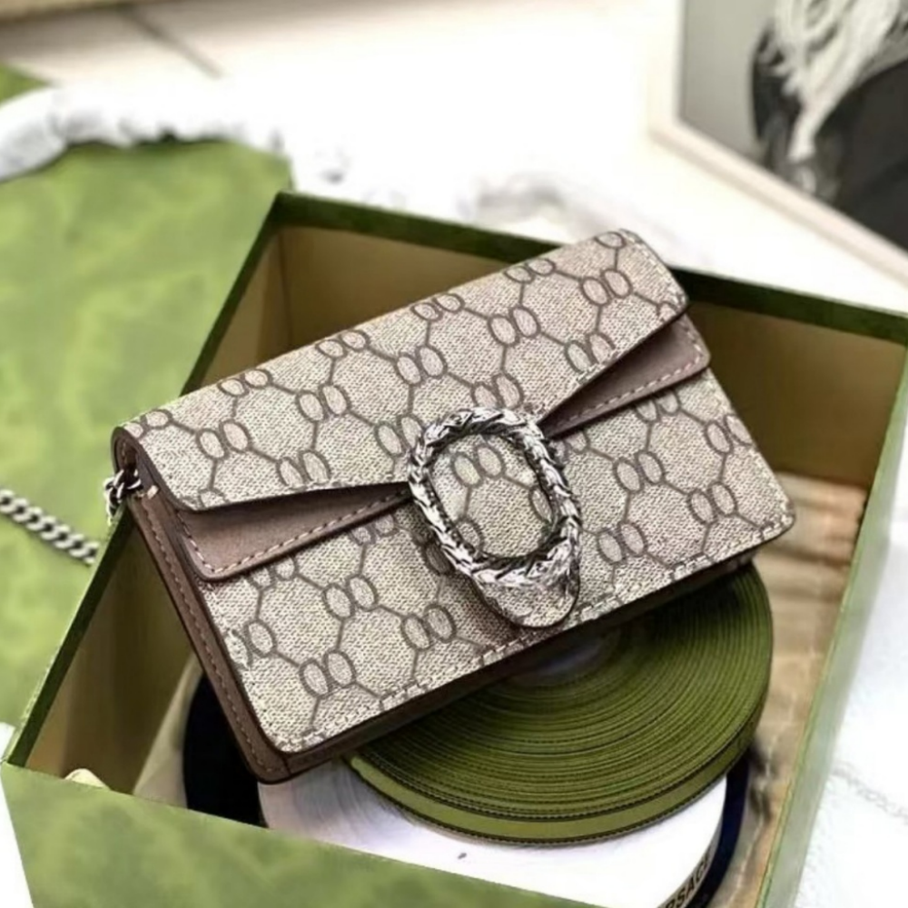 Designer Bag Dionysus and Ophidia Shoulder Bag Luxury Womens Crossbody Bag Canvas Leather Wallets Mini Chain Handbag Classic Hobo bag Flap Envelope