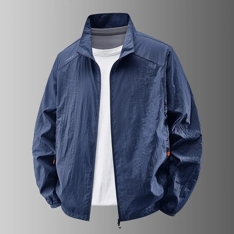 Summer Quick Drying Breathable Jacket Man Outdoor Ultra Thin Sunscreen Casual Skin Coats Fishing Climbing Hiking Anti UV Outwear 260526BJ