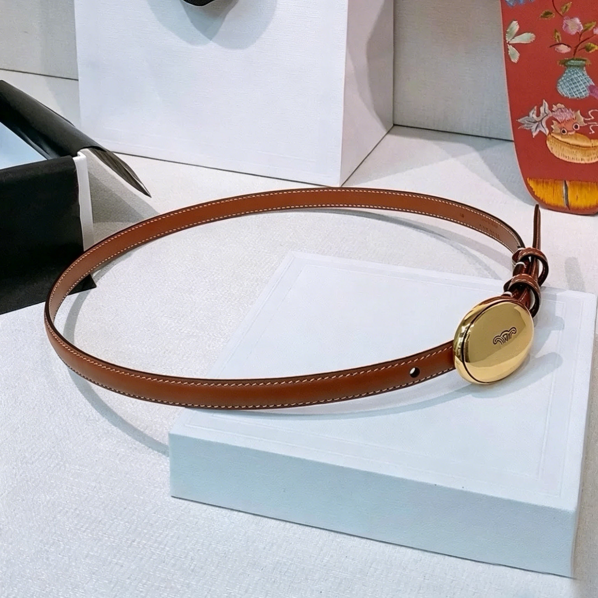Belts Designer Women Collar Buckle Belt Women Luxury Belt hight quality real leather belt 1.3cm Shiny gold buckle Two styles buckle 5 color