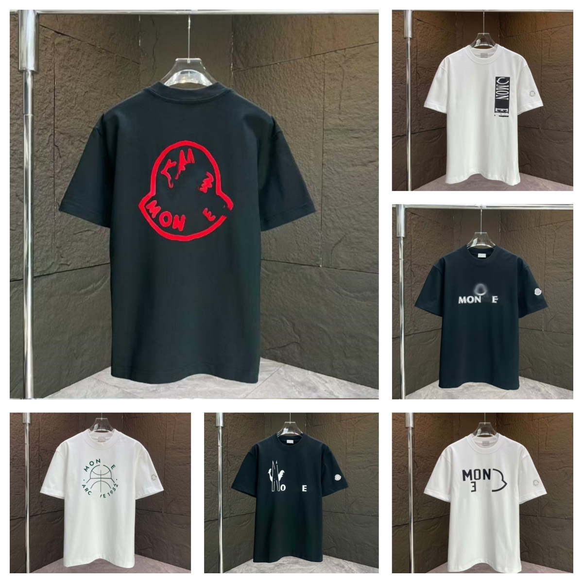 Designer T Shirts Men Women Hip Hop High Quality Hot Sales Embroidery Loose Couple Tops Round Neck Casual Breathable Streetwear-image-1107725851