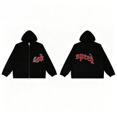 Goodsped Long Sleeve Designer Goddpeed Hoodie Vintage Skeleton Graphic Hooded Collection Shirt Beach Hipster Fabric High Quality Cotton Tops Long Sl