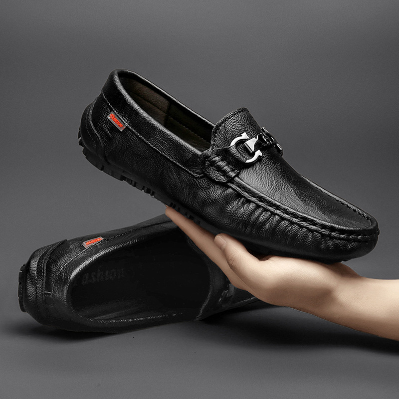 Designerschoenen Livestream grote maat 45 46 47 populaire loafers van echt leer, instapper-casual schoenen, mocassins voor heren