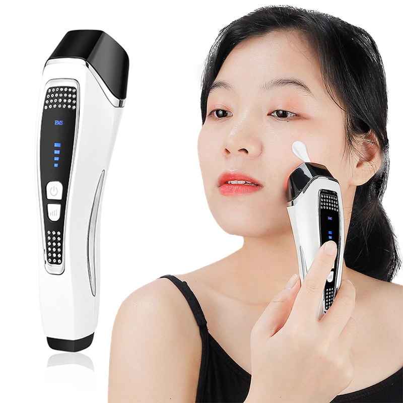 5-IN-1 Pulse Beauty Instrument Facial Massager LED light Electroporation Skin Rejuvenation Micro current Removal 260525BJ