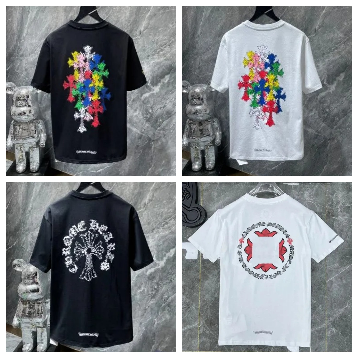 Chrome T Shirt Pure Cotton Designer Shirt Women Mens T Shirts Graphic Tee Print Short Sleeves Women Chrome Shirt Comfortable Breathable Chrome Ts-image-1107763216