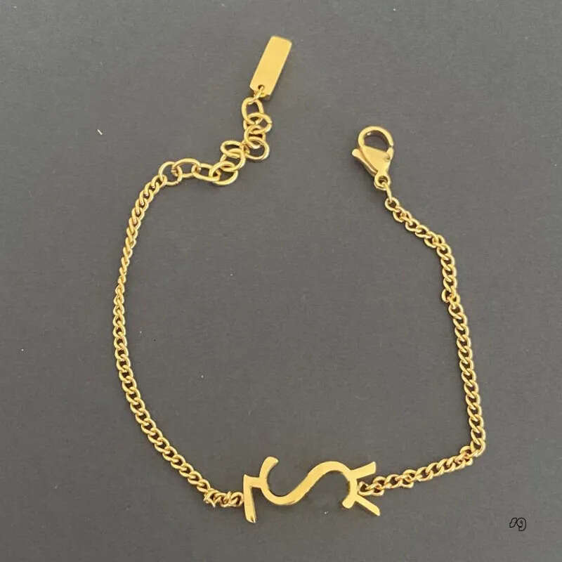 Sg_xinchen Bangle Women Fashion Designer Bracelets Necklace Earrings 18K Gold Plated Simple Letter Stainless Steel Classic Bracelet Luxury Jewelry