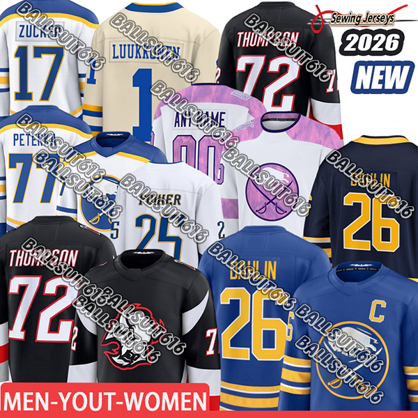 Buffaloes Sabres Jersey Buffalocity hockey jersey #72 Tage Thompson Alex Tuch Jason Zucker Rasmus Dahlin Owen Power Jersey 2026-image-944314600