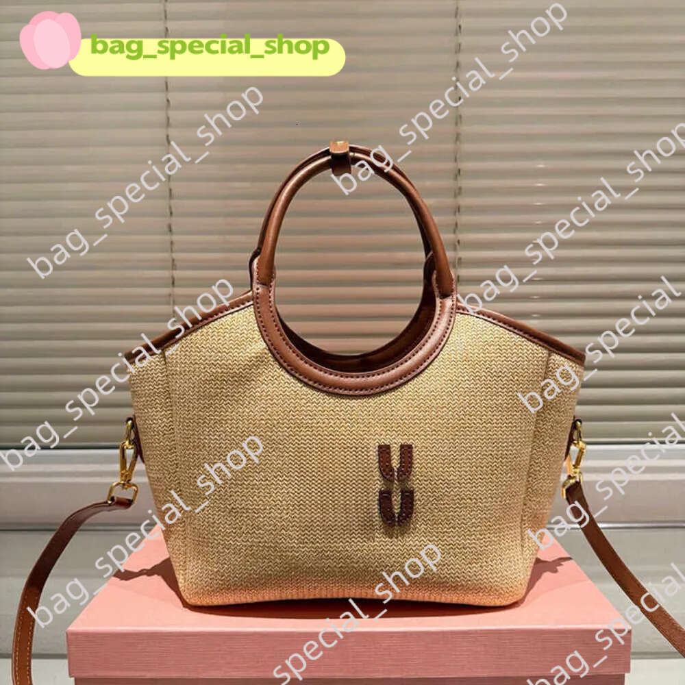 Muies Muies Bag Raffias Bucket Luxury Shoulder Designer Top Handlde Hobo Straw Fashion Womens Crossbody Bags Small Woven Beach Bag Handbags Totes Vi