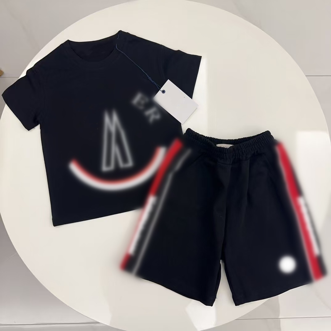 girl boy designer boys tracksuit kids sets summer kid t shirt top child tshirts 2Pcs Jogging Suit Childrens Clothing Casual Sports S 26Y0805