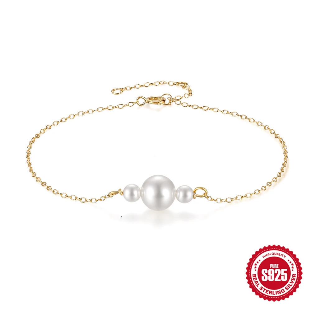 Aide 925 Sterling Silver Unique Double Circle Charm Chain Bracelets For Women Twisted and Smooth Hoops Thin Stackable Bracelet 260525BJ