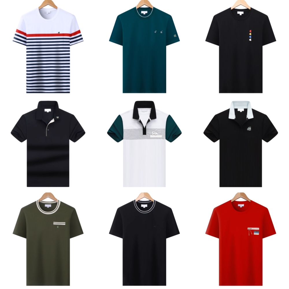 Designer Mens Polo Crocodile Tshirt Golf T Shirt Luxury Brand Cotton Tees lacote Shirts Summer Tops Italy Designer Sports Business Clothes Breathabl