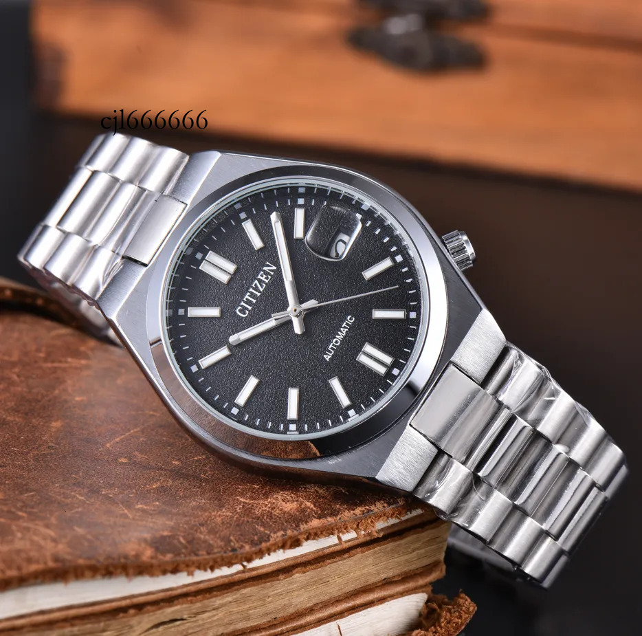 Citizenwatches New Watches Automatic Mechanical Movement Citizenity Watch Stainless Steel Super Luminous Wristwatches Women Men Citi Waterproof Mont