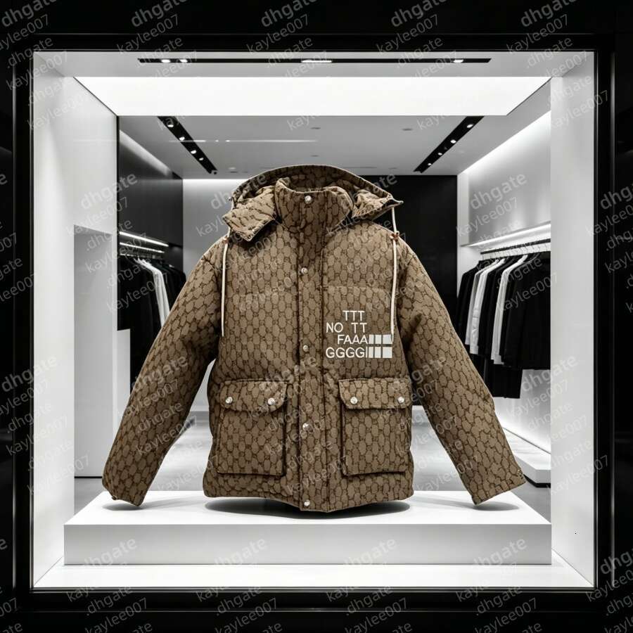 mens designer jacket winter warm puffer jacket leisure doudoune homme fashion puff coat women embroidered Parka couple cardigan vest luxury brand ja