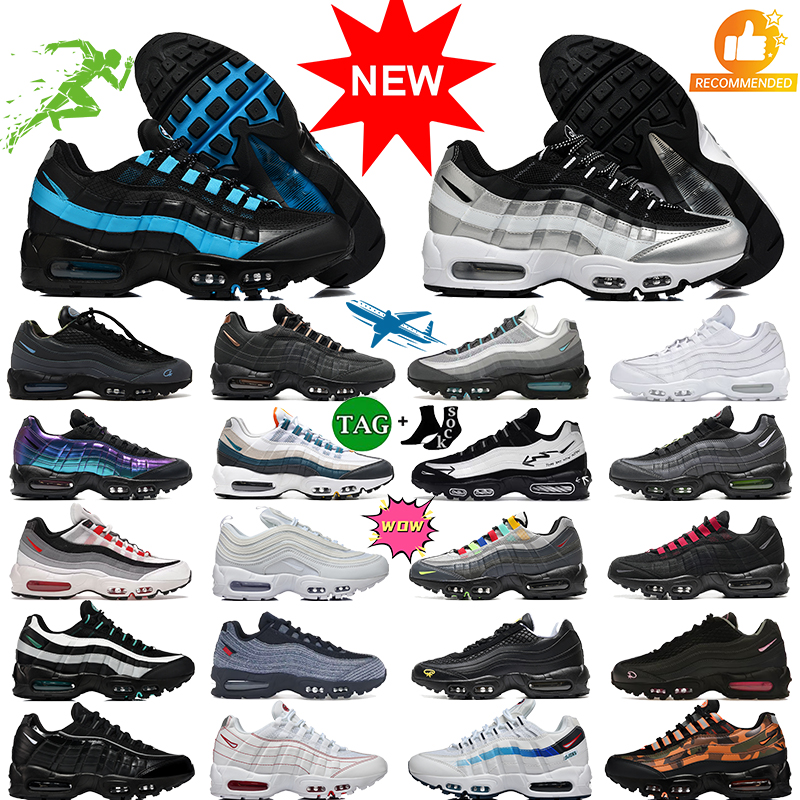 mens designer running shoes Big Size 95ss mens sport trainers OG Neon triple white Smoke Grey Sketch outdoor recreqtion sneakers breathable shoe-image-989739893