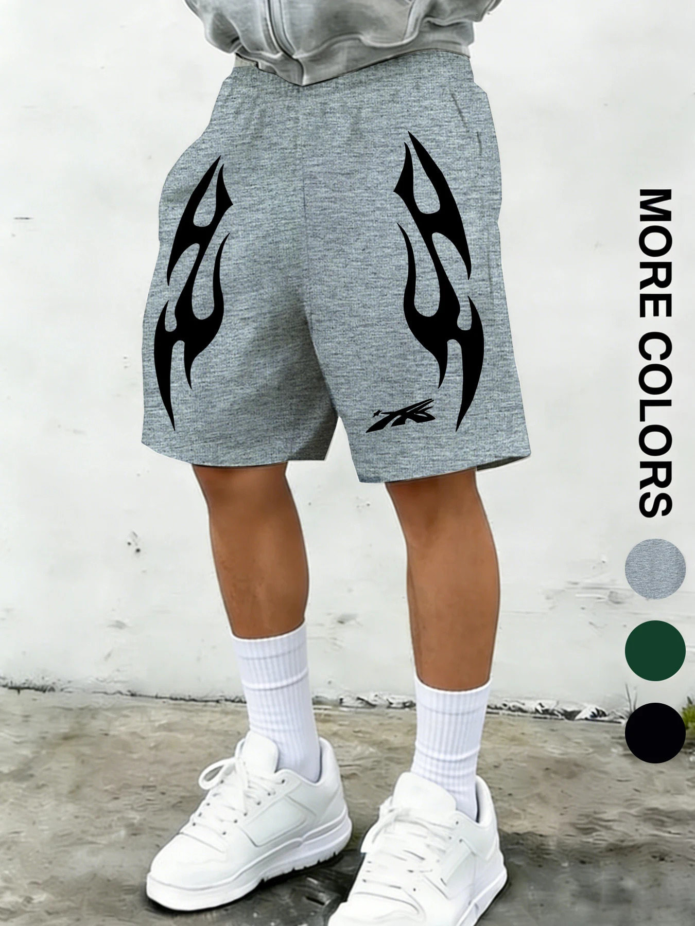 American-style high-street mens shorts with unique prints loose-fitting versatile summer casual and athletic shorts 260527BJ
