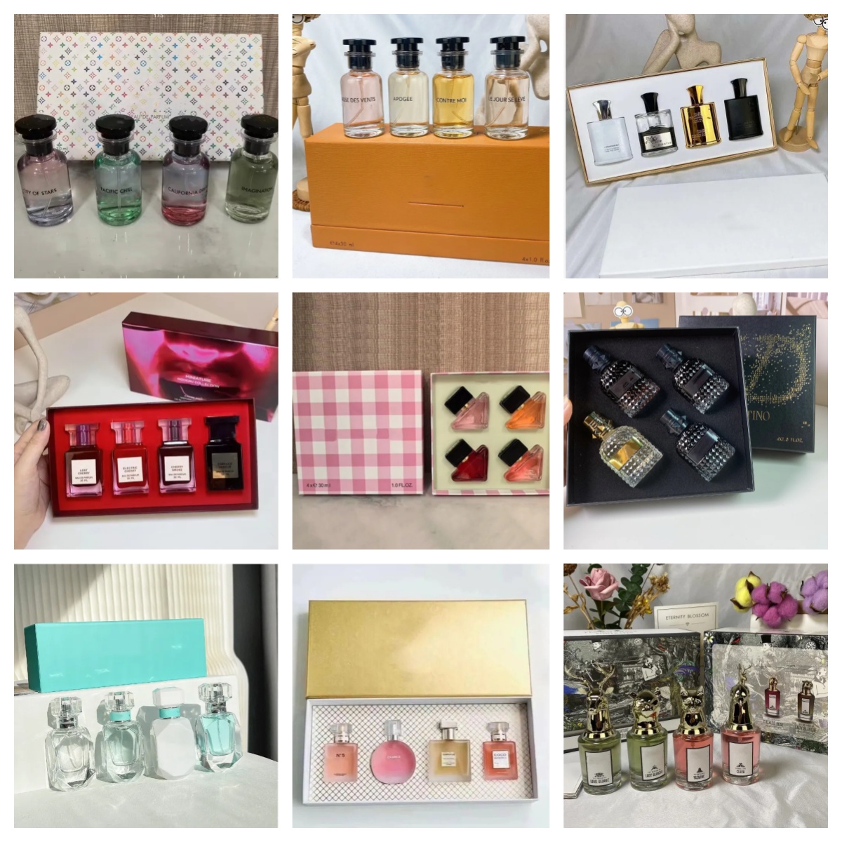 Luxury brand 4*30ml Perfume Set 20 kinds perfume gift box set Cologne 30ml 4pcs fragrances Kits Imagination Pacific Chill Parfum spray Long lasti-image-501002213
