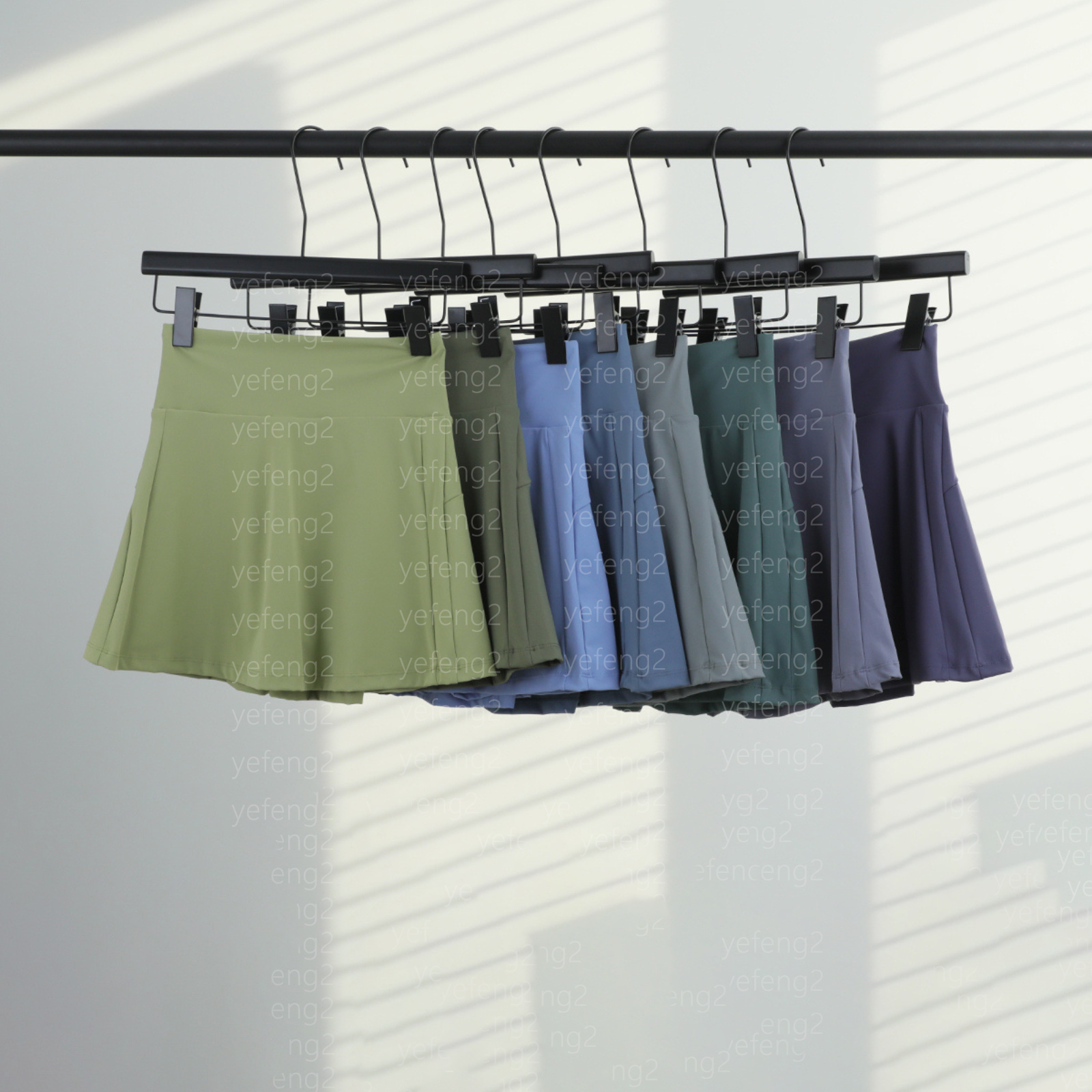 Womens Swift Feel Tennis Skirt High Waist 2 in 1 Built-in Liner Shorts Lightweight Golf Running Skort-image-1107866078