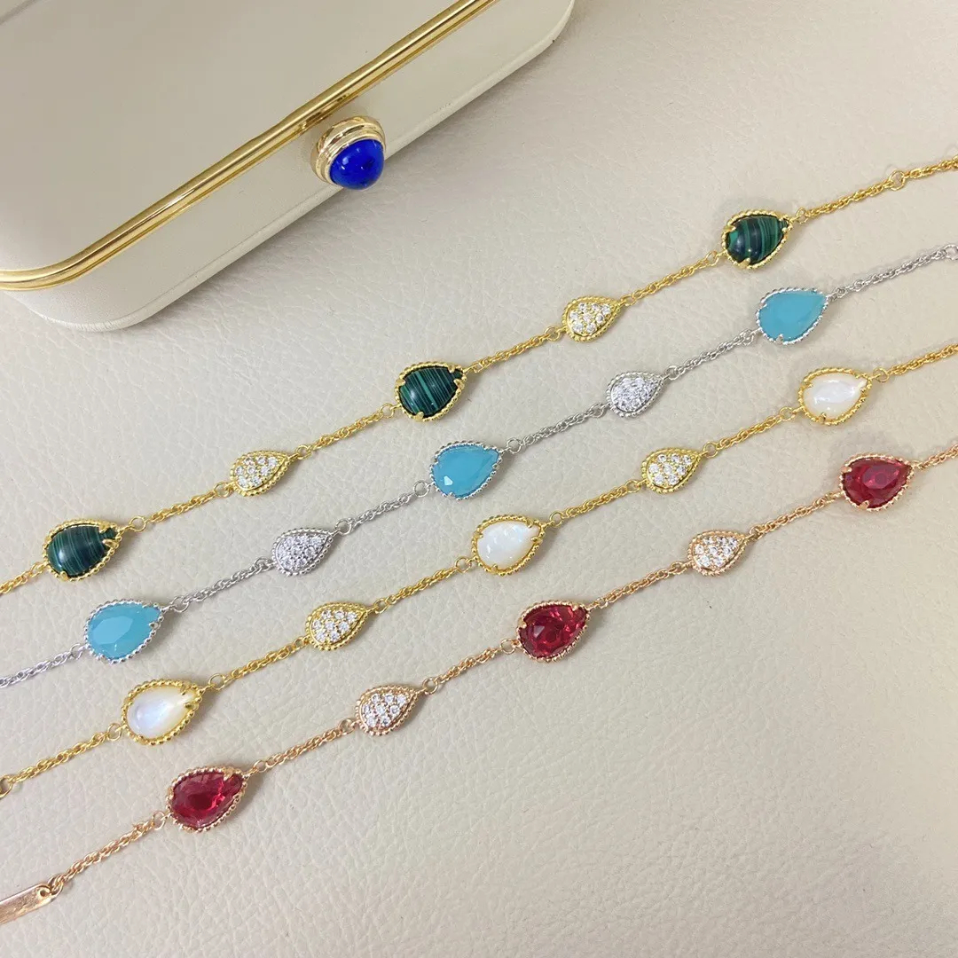 designer bracelet women designer bracelet jewelry Stainless Steel Gold Plate Water drop design bracelet designer luxury jewelry Bracelet luxury b-image-1107880163