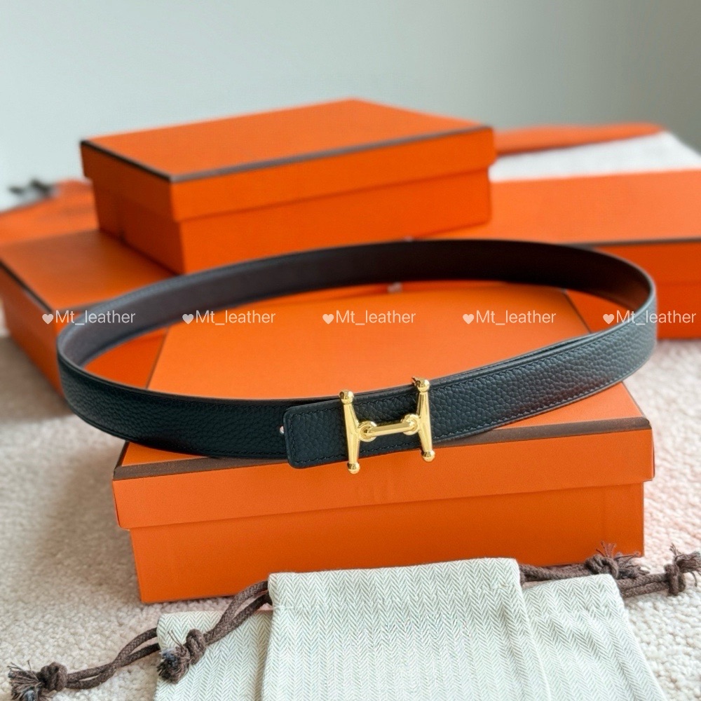 Women Belt Designer Belts for Woman ceinture luxe fashion h 2.4cm width gold silver buckle Epsom Togo leather belt hight quality real leather revers