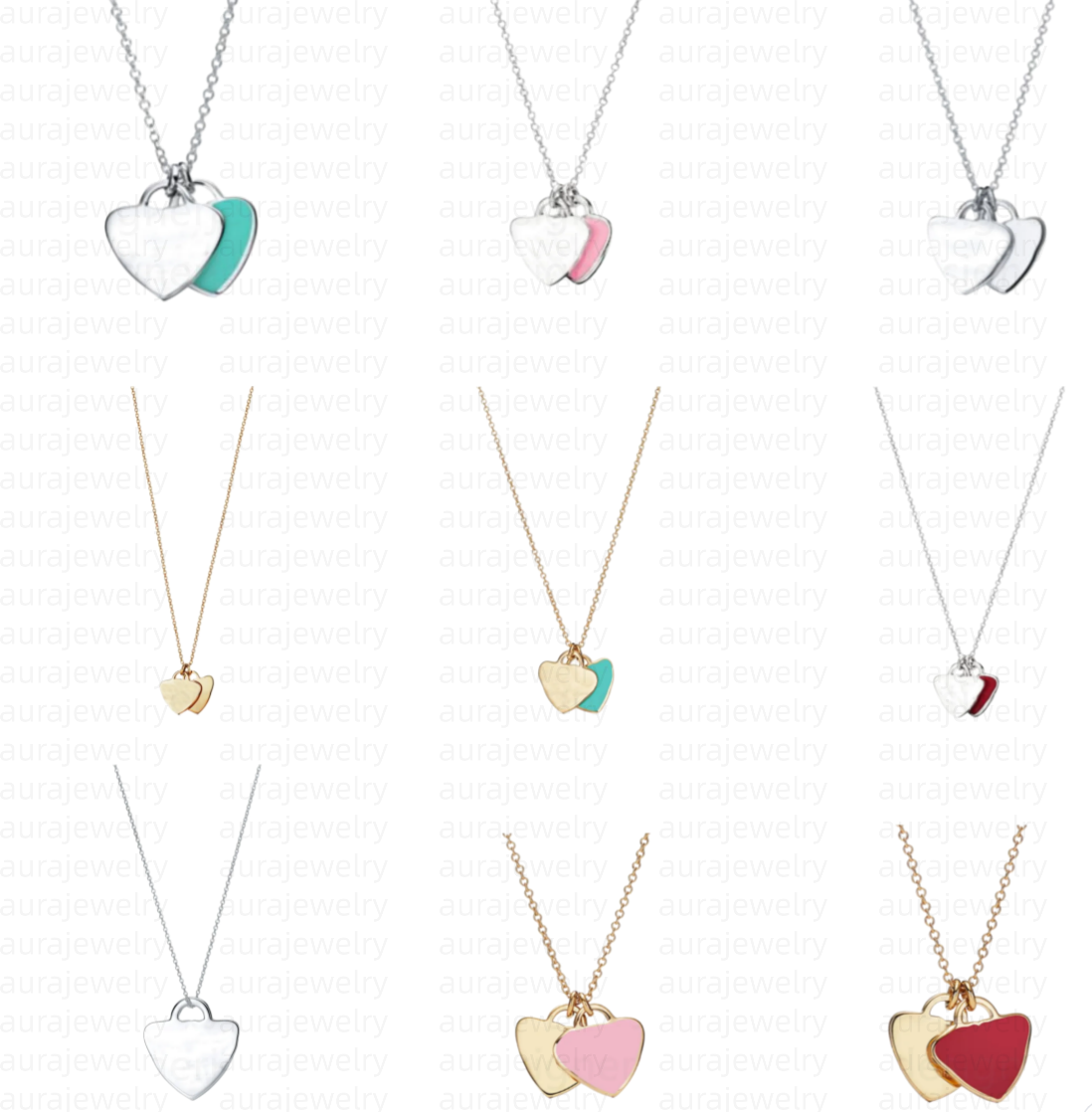 collier de créateur de bijoux de créateur pour femmes, plaqué argent, métal, diamants, clé en or, lettre, collier à breloques, cadeau d'anniversa